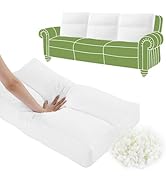 HOMBYS Shredded Foam Couch Back Cushions Replacement, Durable & Supportive Lumbar Support Pillow (27.5"x18"x5"), Perfect 31ORlPI3hsL. AC SR166,182