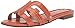 Sam Edelman Sandalo piatto da donna, arancione tramonto, taglia 36,5, Arancione tramonto., 37.5 EU