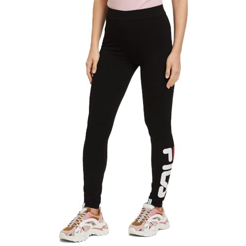 Leggings FILA Baek Negro para tus rutinas de yoga y paseos en talla XL