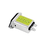 Filtres ZVQYSGIW Prise en T IEC-Entrée Usage général CA 220 V Anti-interférence 50/60 Hz CW1D-1A/3A/6A/10A-T Filtre d\'alimentation(1A)