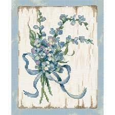 Letistitch Leti973 - Kit Per Ricamo A Punto Croce Contato, Colore: Blu I