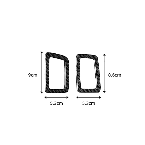 Image of Auto Center Control Instrument Tuyere Sticker for Honda Accord 20132014201520162017 Honda Accord Accessory Decal Carbon Fiber Interior Cover