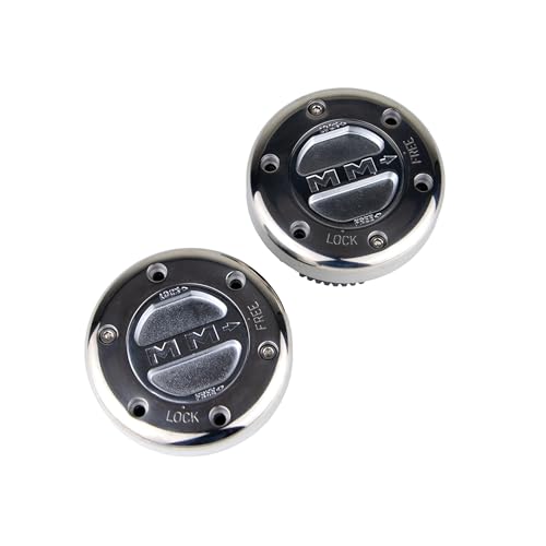 MILEMARKER Mile Marker Premium Locking Hubs (449SS),Silver, Hubs