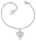 Plateado Guess Pulsera para Mujer Acero Inoxidable