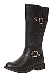 BALL BAND Kids Girls Aimee Two Buckle Riding Boot (3, Black)