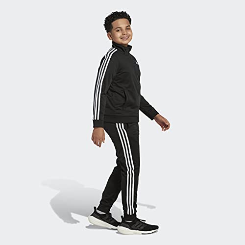 Image of adidas Boy's Mid Rise Iconic Tricot Regular Fit Jogger Pants