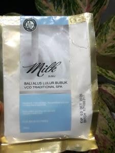 Bali Alus Lulur Bubuk Powder Scrub Milk VCA Traditional SPA, 100 gram (Pack of 2)