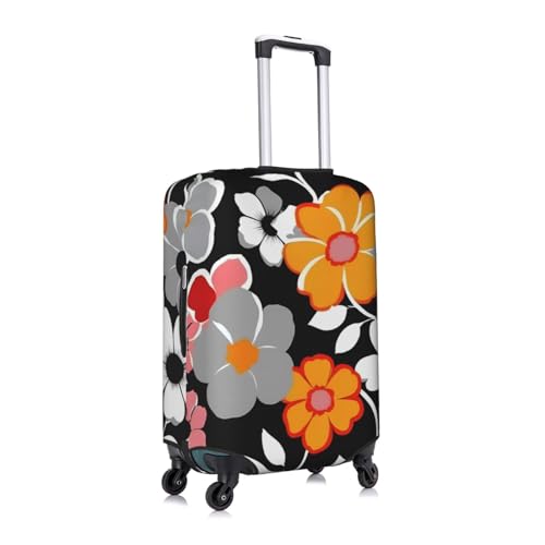 Floral Pattern Tsa Approved Luggage Cover For 18-32 Inch Suitcases Scratch-Resistant Stretch Luggage Cover3