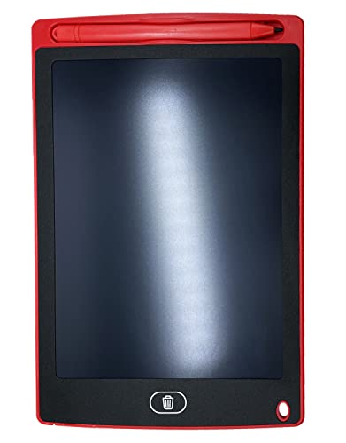 Image of SYGA LCD Writing Pad, 8.5 inch Kids Doodle & Scribble Boards Erasable Writing Tablet for Kids, Red
