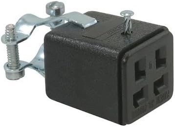 CONNECTOR,JONES,SOCKET,S-304-CCT,.4 CONTACTS,WITH HOOD & CLAMP