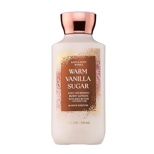 Bath & Body Works Warm Vanilla Sugar Body Lotion, Lightweight Daily Moisturizer with Shea Butter &...