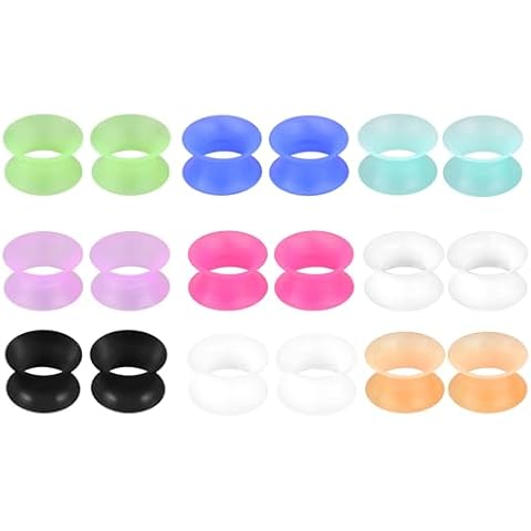 LOCCY Silicone Flesh Tunnels in 9 Colours Cover