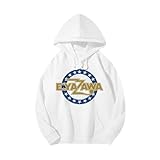 [ロニコン] パーカー メンズ レディース スウェットシャツ 矢沢永吉 トレーナー プルオーバー フード付き 春秋服 ゆったり シンプル L