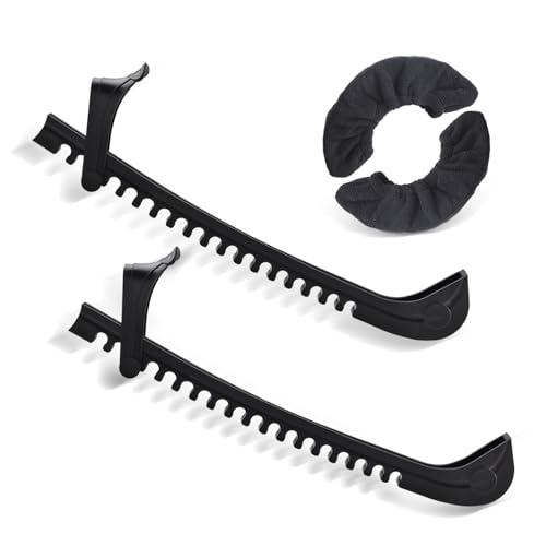 NANAOUS Ice Skate Guards Ice Skate Blade Covers Skate Blade Protector, Adjustable Skate Guards for Hockey or Figure Skating