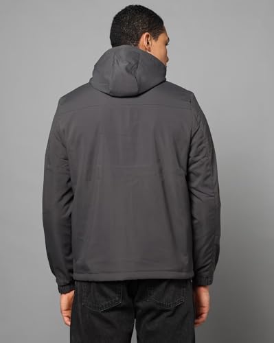 Image of Qube By Fort Collins Men's Polyester Standard Length Regular Fit Lightweight Winter Jacket - Sporty, Stylish & Warm Outerwear for Cold Weather
