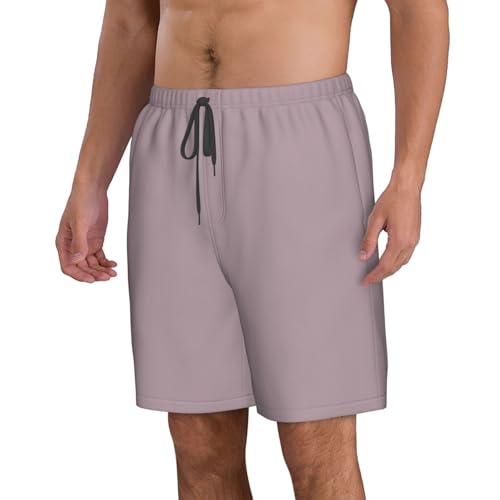 Light Gray Men's Beach Pants-Quick-Dry & Comfortable Mens Beach Shorts for Men, Perfect for Surfing and Everyday Wear2