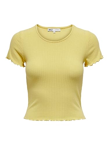 ONLY Onlemma S/S Short Top Noos Jrs T-Shirt, Dusky Citron, L Donna