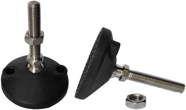 D50xM14x150mm M16x150mm M16x100mm M20x150mm Aluminum Profile hoof Joint Support Foot Cup Machine Screw Nylon Fixed Foot Cup CNC(M16x200)