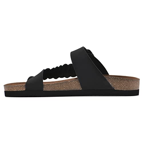 WHITE MOUNTAIN Women's Happier Footbed Sandal4