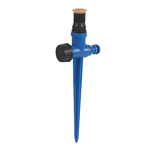 YYALYYON Para aspersores agrícolas ajustables, boquilla giratoria de 0 a 360 grados, material ABS, enchufe de conexión a tierra estable para un riego eficiente