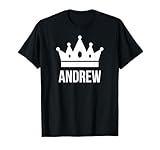 Andrew Chemise pour homme Motif couronne du roi du prince T-Shirt