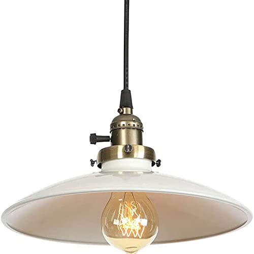 FanXus Luminaire Suspendu en métal Industriel réglable Rouge Lustre Ferme Grange luminaire Suspendus pour éclairage de l'îlot de Cuisine de la Chambre Made in China