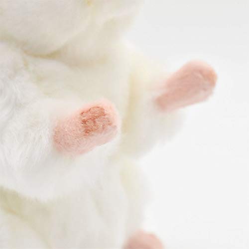 HANSA White German Mouse Plush Animal Toy, 6