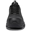 LARNMERN Steel Toe Cap Trainers Mens Safety Trainers Waterproof Cushioning Safety Shoes Anti-Smashing Lightweight Comfortable Fashion Work Shoes(Black Dull Microfiber,11 UK) #3