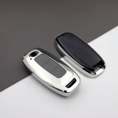 Coque TPU pour clé Nissan Ariya Juke Altima avec finition chrome argenté - 2