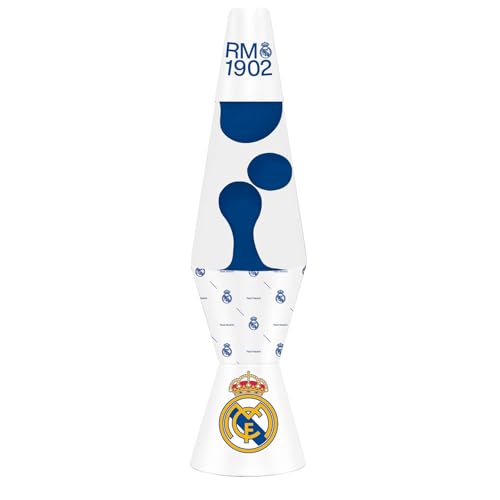 ARDITEX LÁMPARA DE LAVA REAL MADRID CF 9X9X36CM REGALO IDEAL NIÑO