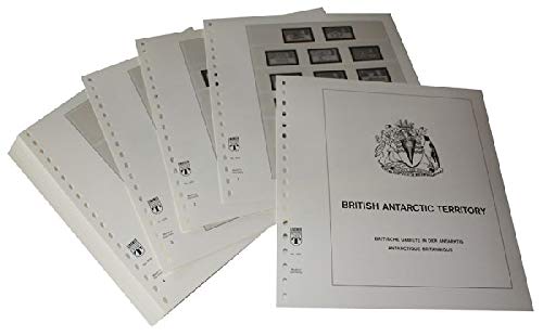 Feuilles pré-imprimées Antarctiques Britanniques LINDNER T244/09 pour l'année 2009-2022