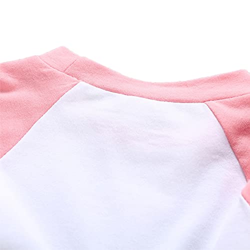 Big Sister Shirt for Toddler Girls Love Heart T-Shirts Raglan Long Sleeve Cotton Tops Birth Clothes 2-8 Years3