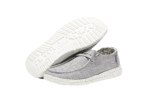 Image of HEYDUDE Women's Wendy Chambray | Women's Shoes | Women's Lace Up Loafers | Comfortable & Light-Weight