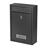 📪 MONTAGE - Das Befestigungsmaterial für die Wandmontage (Dübel, Schrauben, Distanz Gummis) ist für die Letterbox im Lieferumfang enthalten, sodass Sie diese in wenigen Minuten ganz einfach an der Wand neben Ihrer Haustür anbringen können.