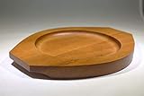 Wood Underliner/Trivet for Cast Iron/Hot Dish (Brown)