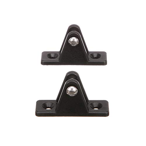 Seachoice Deck Hinge For Bimini Top, Black Nylon, Pack Of 2 #TOP3