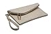Amaze Clutch Purse for Women – PU Leather Cross Body Bag Women – Cute and Fashionable Envelope Clutch (Beige)