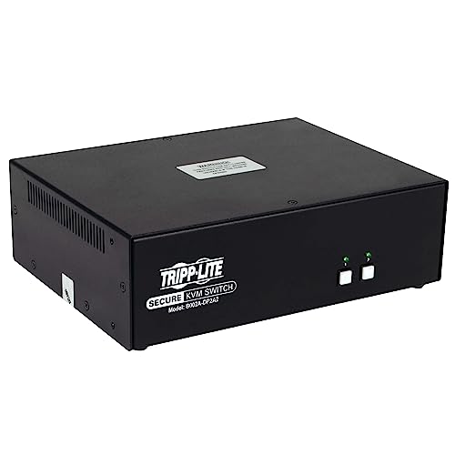 Image of Tripp Lite Secure KVM Switch 2-Port Dual-Monitor DisplayPort 4K NIAP TAA (B002A-DP2A2)