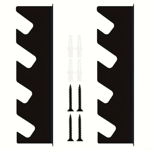 Organizer per attrezzi da garage in metallo per attrezzi da giardino, mantiene gli strumenti ordinatamente conservati e facilmente accessibili nel design compatto salvaspazio