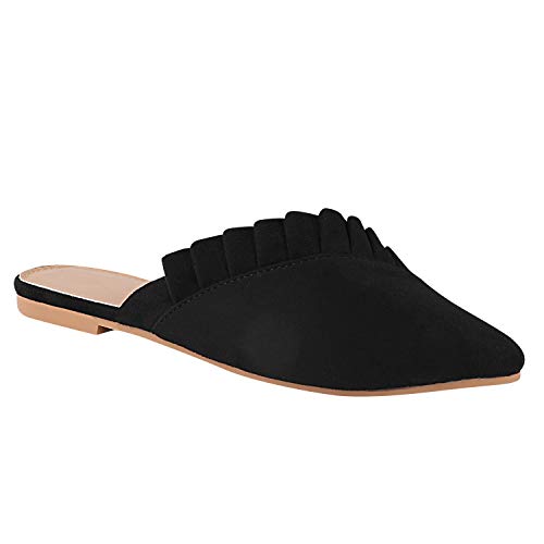 Image of Shoetopia Womens Bantu-Frill 2a Mule