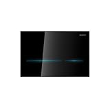inodoros electronicos precio Doble descarga Geberit - Sistema De Descarga Geberit Para Inodoros Con Accionamiento De Descarga Electrónico, Servicio De Red, Doble Descarga, Pulsador Sigma80, Libre De Contacto: Vidrio Negro (116.092.SG.1)