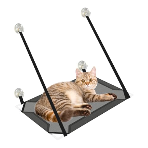 Cuccia Per Gatti da Finestra | Letto Appendiabiti con Ventose per Balcone | di Riposo per Animali Domestici e Mensola Appendibile alla Finestra per Appartamento Camera da Letto Casa Terrazzo