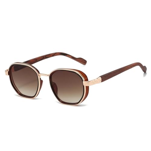 Lunettes de soleil pour femmes et hommes verres UV400 rétro métal tendance été