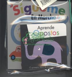 Portada de PACK ELEFANTE Sígueme, en marcha - Aprende opostos - Boneco elefante