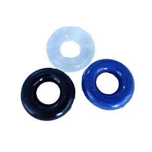 HEALLILY 3 Stks Cockring Siliconen Penis Lock Ring Vertraging Ejaculatie Verlengen Flirten Speelgoed Voor Koppels Minnaar Gay Plezier Bed Speelgoed