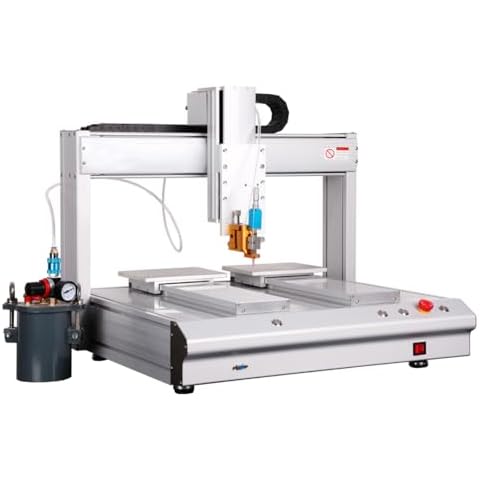 Benchtop Dispensing Robot Compatible for LOCTITE and DOW CORNING Adhesive Dispenser, Dispensing Robot Machine For Assembly Manufacturing Cover