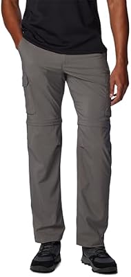 Columbia Hombre Pantalones Utilitarios Convertibles, Silver Ridge