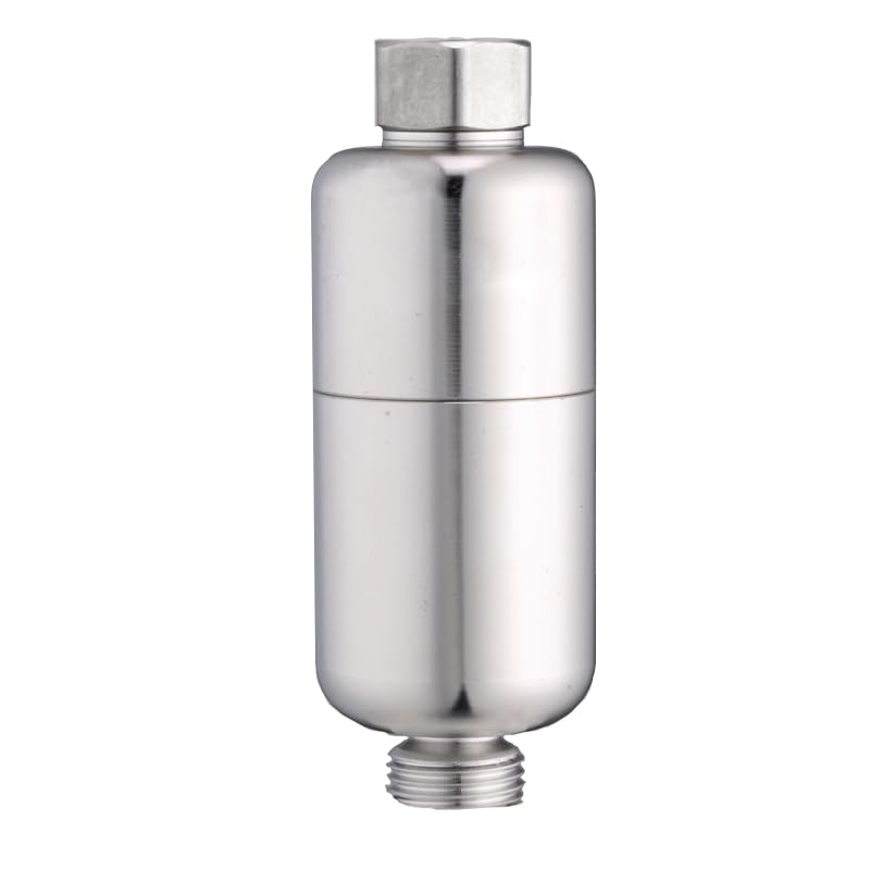 304 Stainless Steel Showerhead Water Filter - Reduces Impurities, Softens Water, Easy Install for Luxurious Showers