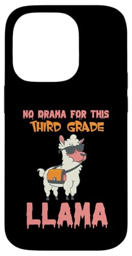 No Drama For This 3 Grade Llama Funny Back To School X}zP[X iPhone 14 Pro p