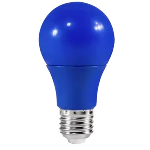 Lâmpada LED Bulbo A60 7W Colorida Decorativa E27 Bivolt (Azul)